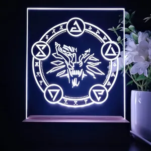 The Witcher Symbol LED Desk Light