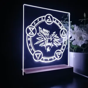 The Witcher Symbol LED Desk Light