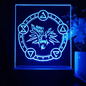 The Witcher Symbol LED Desk Light