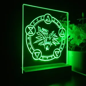 The Witcher Symbol LED Desk Light