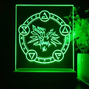 The Witcher Symbol LED Desk Light