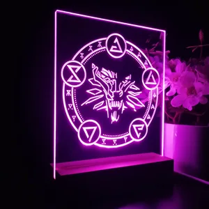 The Witcher Symbol LED Desk Light