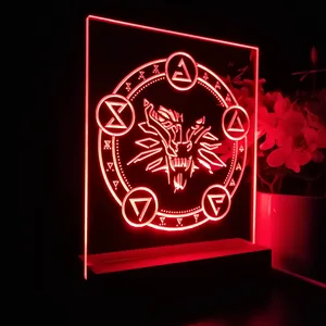 The Witcher Symbol LED Desk Light