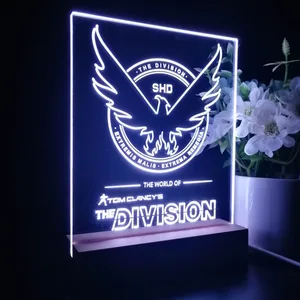 Tom Clancy's The Division Logo LED Desk Light