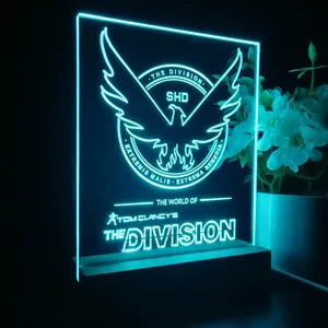 Tom Clancy's The Division Logo LED Desk Light