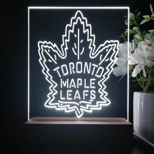 Toronto Maple Leafs Logo 2 LED Desk Light