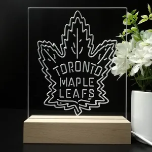 Toronto Maple Leafs Logo 2 LED Desk Light