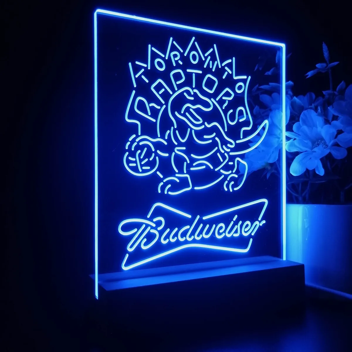 Toronto Raptors Budweiser LED Desk Light