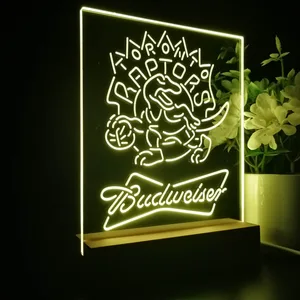 Toronto Raptors Budweiser LED Desk Light