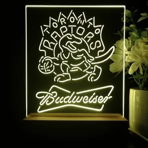 Toronto Raptors Budweiser LED Desk Light