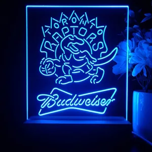 Toronto Raptors Budweiser LED Desk Light
