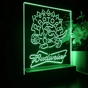 Toronto Raptors Budweiser LED Desk Light