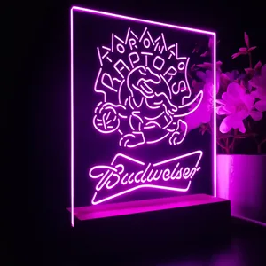 Toronto Raptors Budweiser LED Desk Light