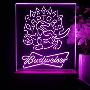 Toronto Raptors Budweiser LED Desk Light