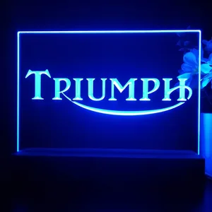 Triumph Old Logo LED Desk Light