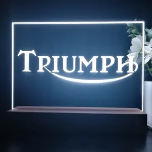 Triumph Old Logo LED Desk Light