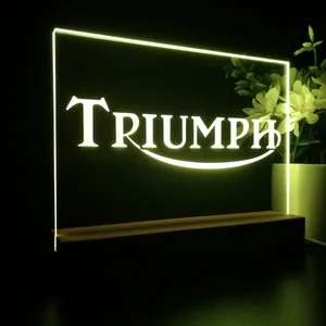 Triumph Old Logo LED Desk Light