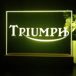Triumph Old Logo LED Desk Light