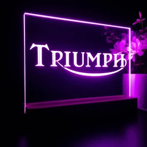 Triumph Old Logo LED Desk Light