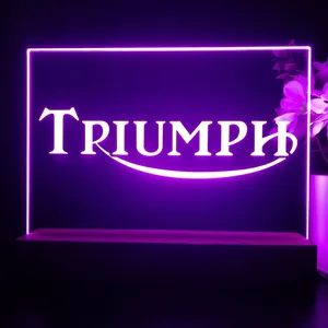 Triumph Old Logo LED Desk Light
