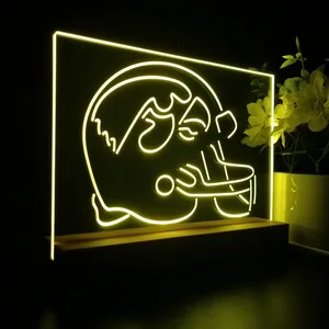 University of Iowa Hawkeyes Helmet LED Desk Light