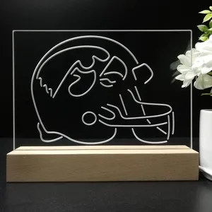 University of Iowa Hawkeyes Helmet LED Desk Light