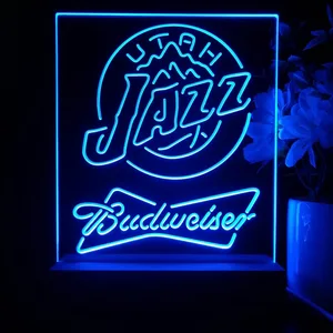 Utah Jazz Budweiser LED Desk Light