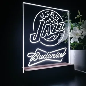 Utah Jazz Budweiser LED Desk Light