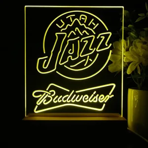 Utah Jazz Budweiser LED Desk Light