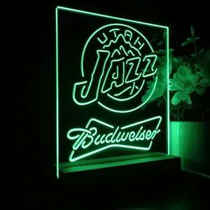 Utah Jazz Budweiser LED Desk Light