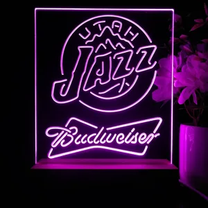 Utah Jazz Budweiser LED Desk Light