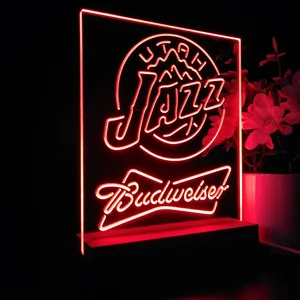 Utah Jazz Budweiser LED Desk Light
