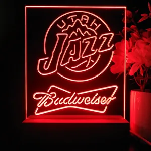 Utah Jazz Budweiser LED Desk Light