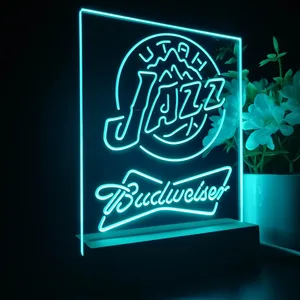 Utah Jazz Budweiser LED Desk Light