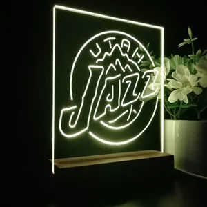 Utah Jazz Logo LED Desk Light - Legacy Edition
