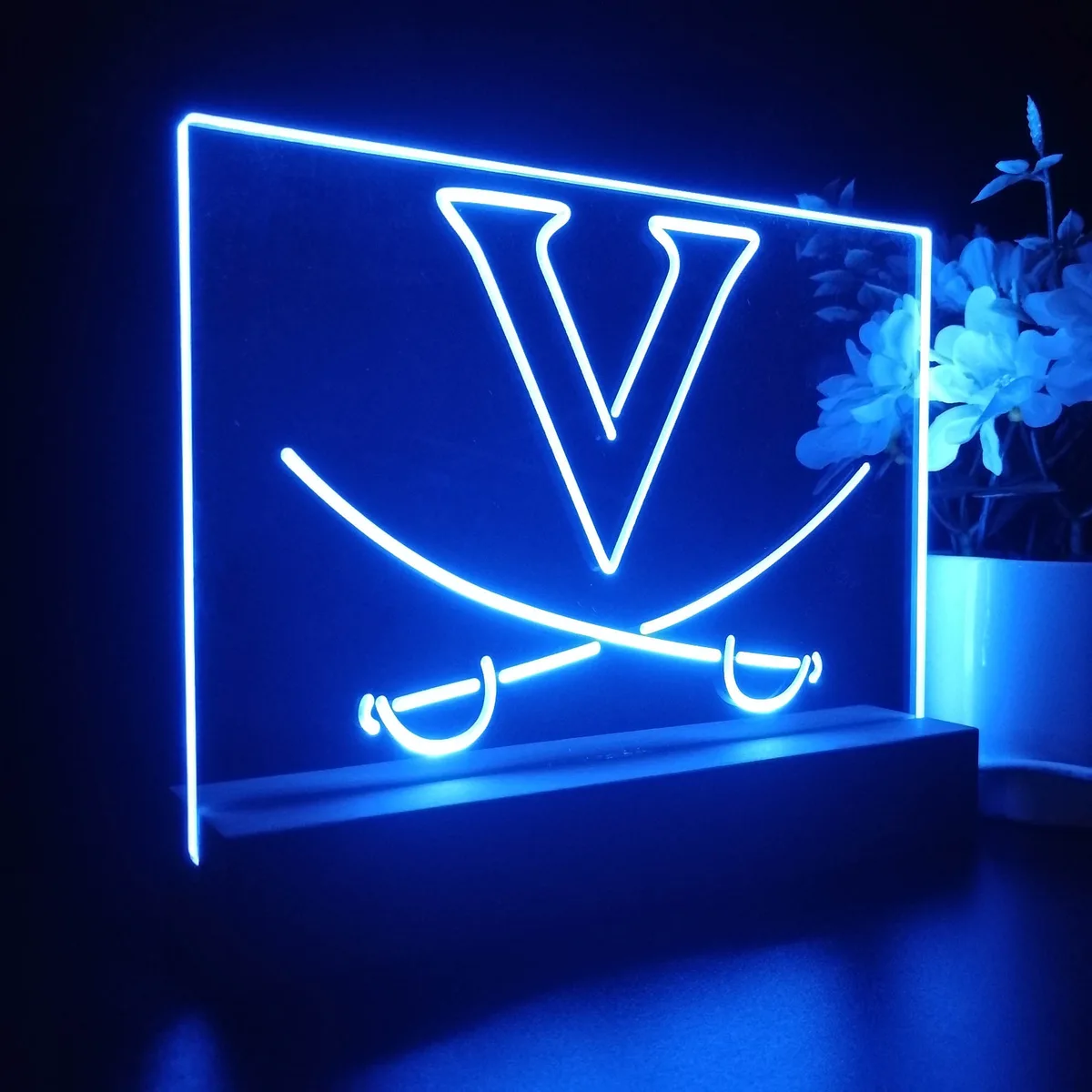 Virginia Cavaliers Logo 1 LED Desk Light