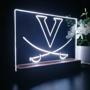Virginia Cavaliers Logo 1 LED Desk Light