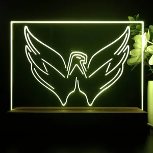 Washington Capitals Hockey Logo LED Desk Light