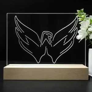 Washington Capitals Hockey Logo LED Desk Light