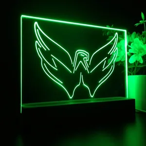 Washington Capitals Hockey Logo LED Desk Light