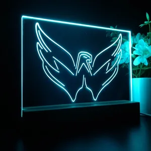 Washington Capitals Hockey Logo LED Desk Light