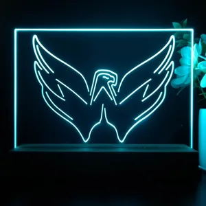 Washington Capitals Hockey Logo LED Desk Light