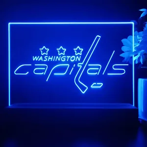 Washington Capitals Logo 1 LED Desk Light