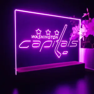 Washington Capitals Logo 1 LED Desk Light