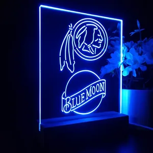 Washington Football Team Blue Moon LED Desk Light - Legacy Edition