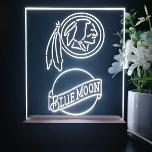 Washington Football Team Blue Moon LED Desk Light - Legacy Edition