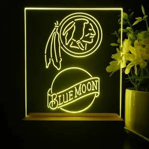 Washington Football Team Blue Moon LED Desk Light - Legacy Edition