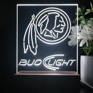 Washington Football Team Bud Light LED Desk Light