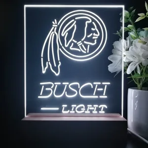 Washington Football Team Busch Light LED Desk Light