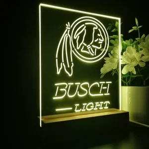 Washington Football Team Busch Light LED Desk Light